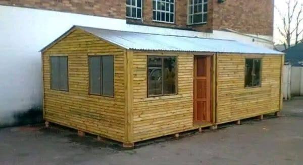 wooden wendy house